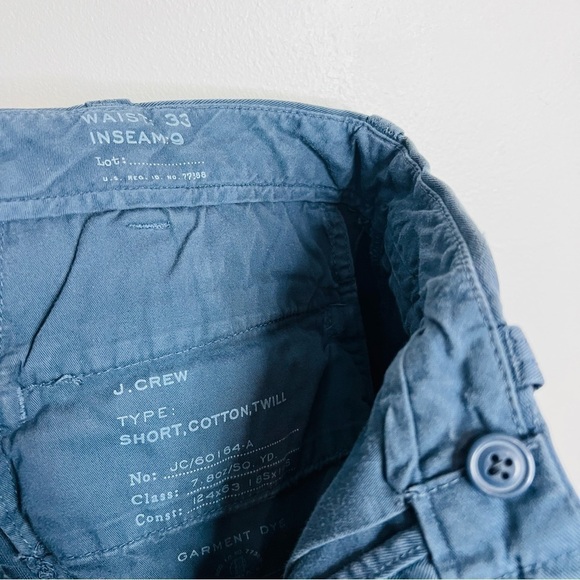 J. Crew Navy Cotton Twill Chino Shorts 33 - Picture 6 of 8